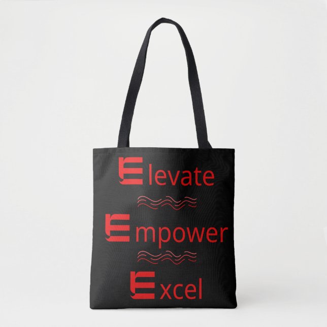 Tote Bag Fourre-tout motivationnel (Devant)