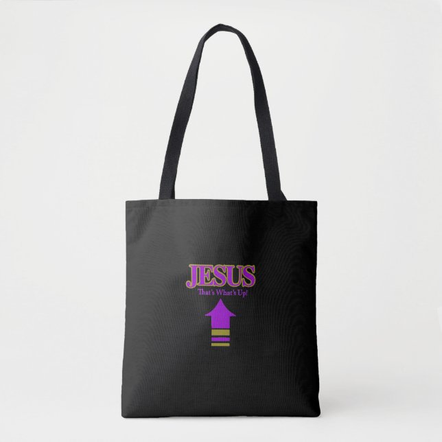 Tote Bag Fourre-tout noire (Devant)