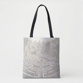 Tote Bag Fourre-tout (poids lourd) - LABYRINTH (albâtre)
