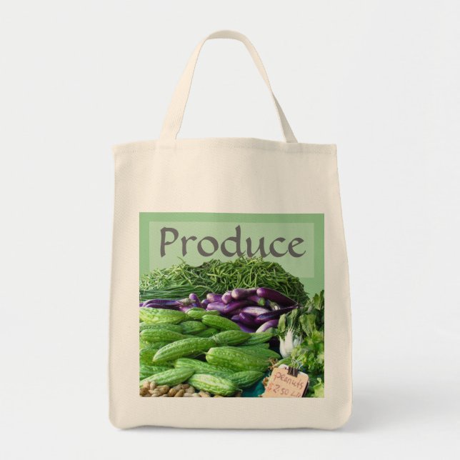 Tote Bag Fourre-tout - Produits frais (Devant)