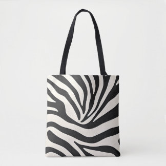 Tote Bag Fourre-tout rayée inspirée de Zibbra