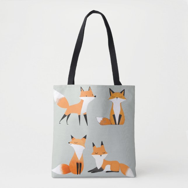 Tote Bag Fourre-tout renard (Devant)