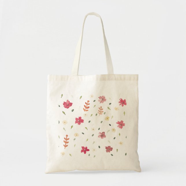 Tote Bag Fourre-tout rose (Devant)