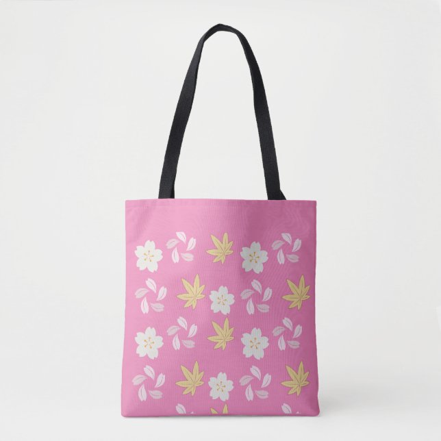 Tote Bag Fourre-tout rose (Devant)