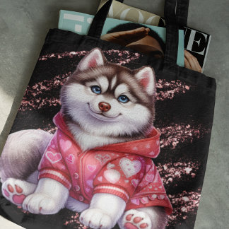 Tote Bag Fourre-tout - Tail Waggin Love - Fourre-tout