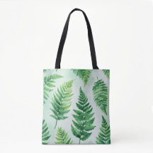 Fourre-tout Tropical Green Fern Art
