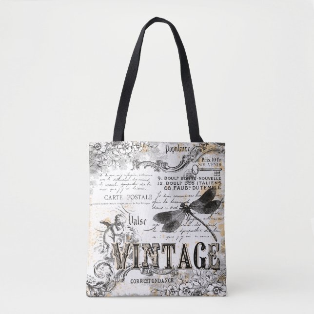 Tote Bag Fourre-tout Vintage français (Devant)