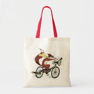 Tote Bag Fox allant à vélo Fourre-tout par des watts de