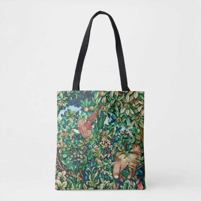 Tote Bag Fox de William Morris et copie de tapisserie de (Devant)