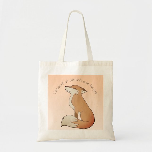 Tote Bag Fox Le Petit Prince mmmmmmmmmmmmmmmmmmmmmmmmmmmmmm (Devant)