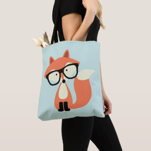 Tote Bag Fox rouge de hippie