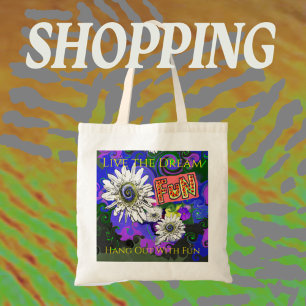Tote Bag Fraîche Vivid Colorful Fun Happy