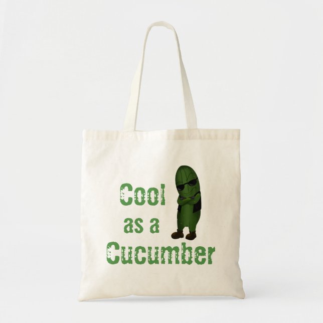 Tote Bag Frais comme un concombre (Devant)