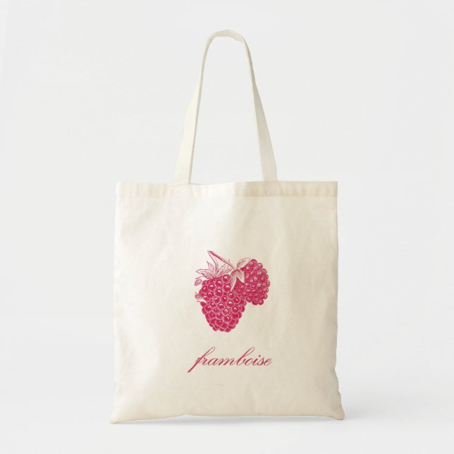 Tote Bag Framboise (Framboise) Fourre-tout (Devant)
