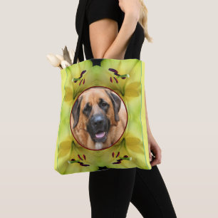 Tote Bag Frame Lily Jaune Créez votre propre photo