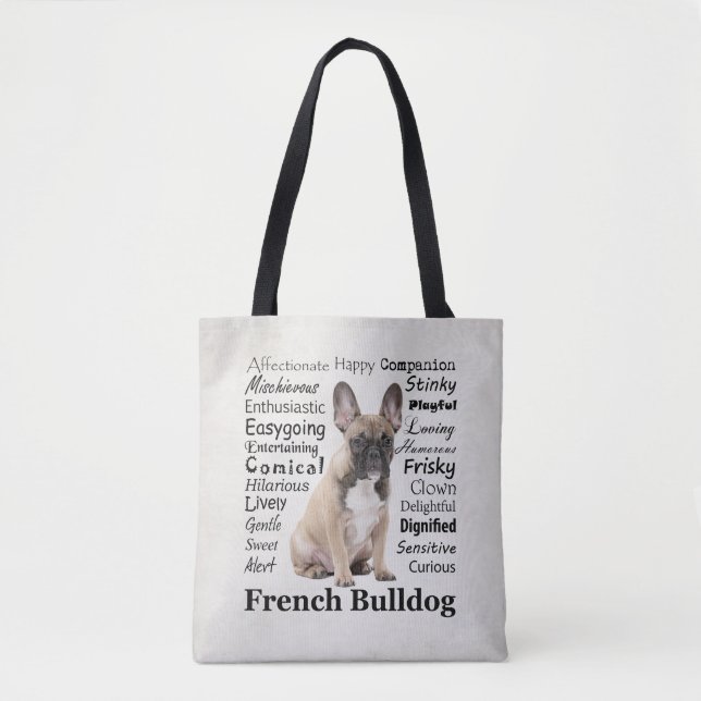 Tote Bag Français Traits Fourre-tout (Devant)