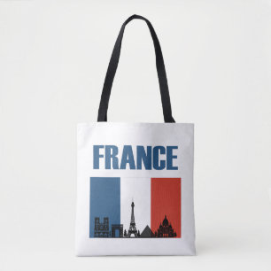 Tote Bag France Travel - Paris City Skyline Pavillon França