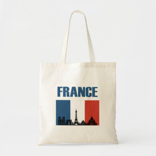 Tote Bag France Travel - Paris City Skyline Pavillon França