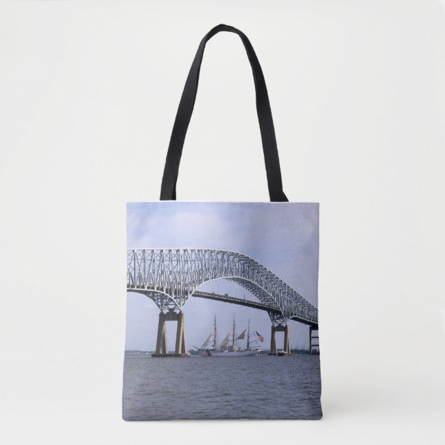 Tote Bag Francis Scott Key Bridge Fourre-tout (Devant)