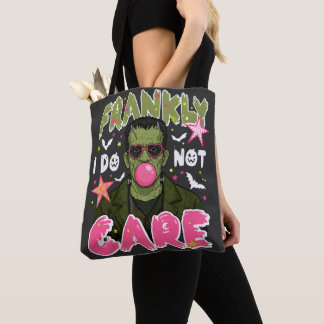 Tote Bag Frankenstein Halloween, franchement je m'en fiche