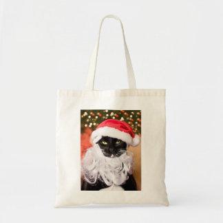 Tote Bag Franny Claus Père Noël triste Kitty