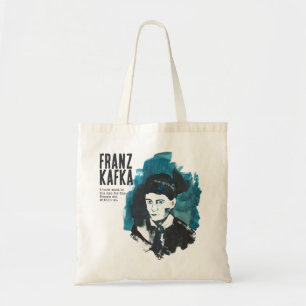 Tote Bag Franz Kafka Portrait avec texte personnalisé   Avo