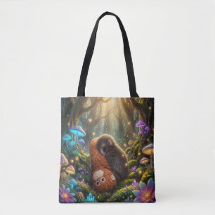 Tote Bag Frappez le bébé singe