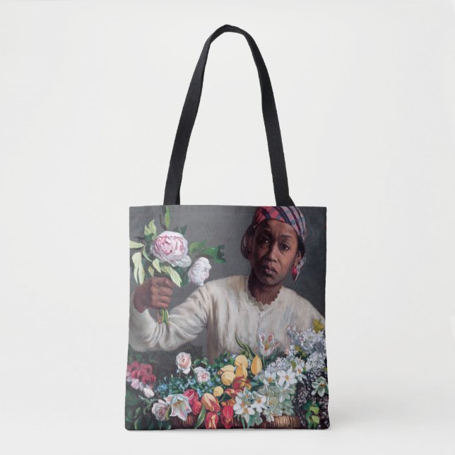 Tote Bag Frédéric Bazille - Jeune femme aux pivoines (Devant)