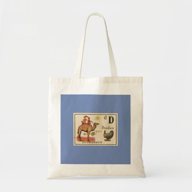 Tote Bag FRENCH ALPHABET (Front)
