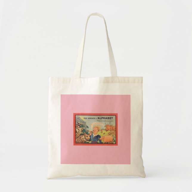 Tote Bag FRENCH ALPHABET (Front)