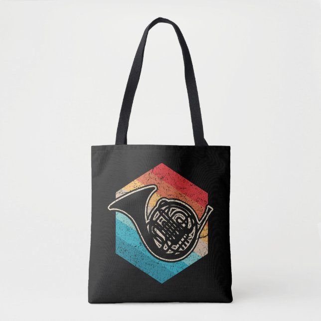 Tote Bag French Horn Music (Devant)