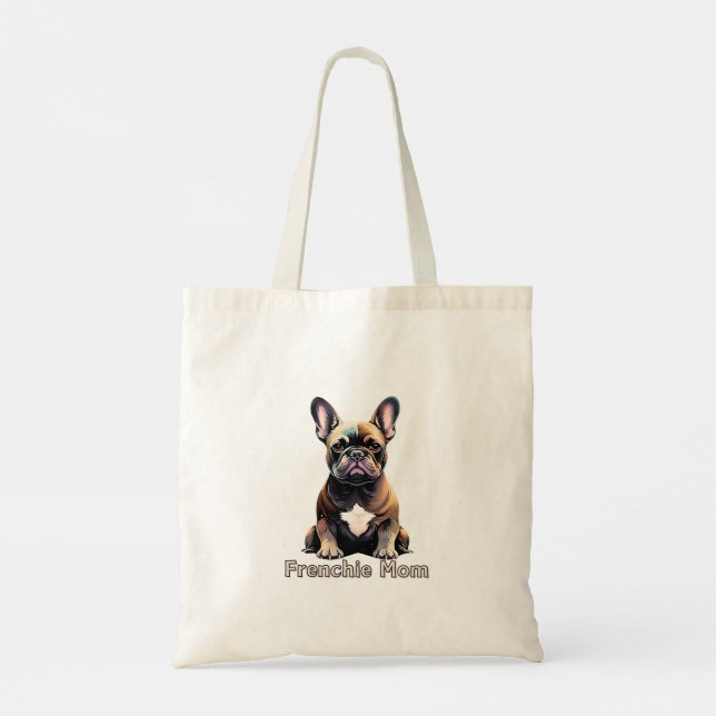 Tote Bag Frenchie Mom French Bulldog Mothers Day (Dos)