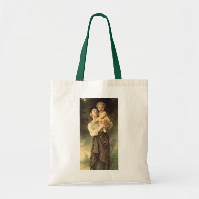 Tote Bag Frère et soeur par William Adolphe Bouguereau (Devant)