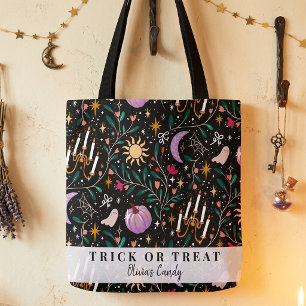 Tote Bag Friandise d'Halloween Opulente Personnalisée pour 