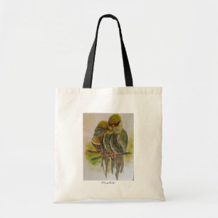 Tote Bag Frida Kahlo a peint des oiseaux