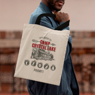 Tote Bag Friday the 13th Welcome to Camp Crystal Lake