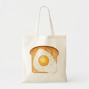Tote Bag Fried egg on toast