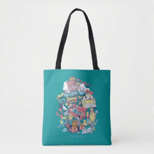 Tote Bag FRIENDS™   Collage de dessins animés