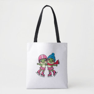 Tote Bag Frogs Patinage sur glace