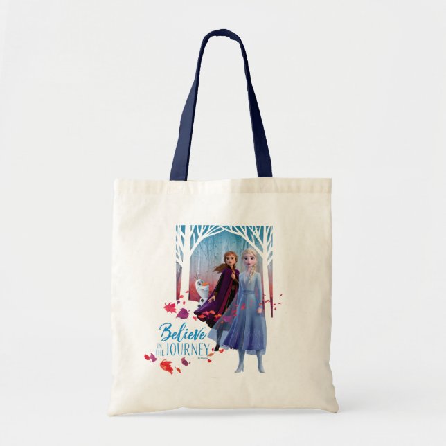 Tote Bag Froid 2 : Elsa, Anna, & Olaf | Croire (Devant)