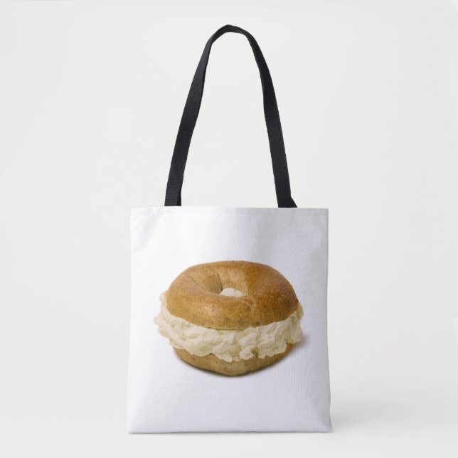 Tote Bag Fromage de bagel et fondu (Devant)