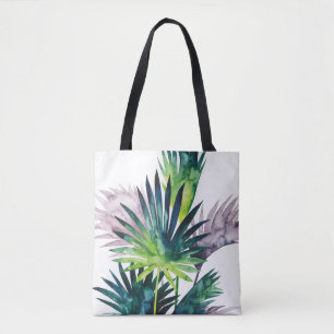 Tote Bag Frondes crépusculaires de paume de paumes