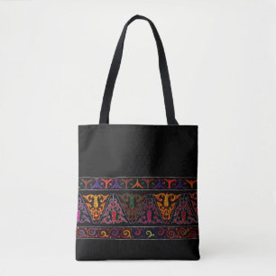 Tote Bag Frontière de broderie du Xinjiang