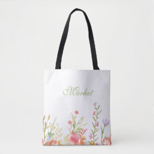 Tote Bag Frontière florale