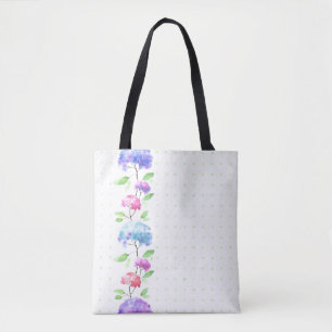 Tote Bag Frontière sans couture verticale de motif