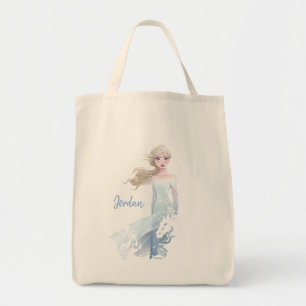 Tote Bag Frozen 2 : Illustration de l'aquarelle Elsa