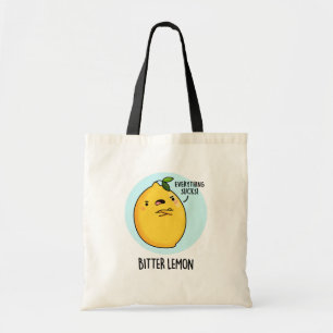 Tote Bag Fruit amer Citron amusant Pun de fruits