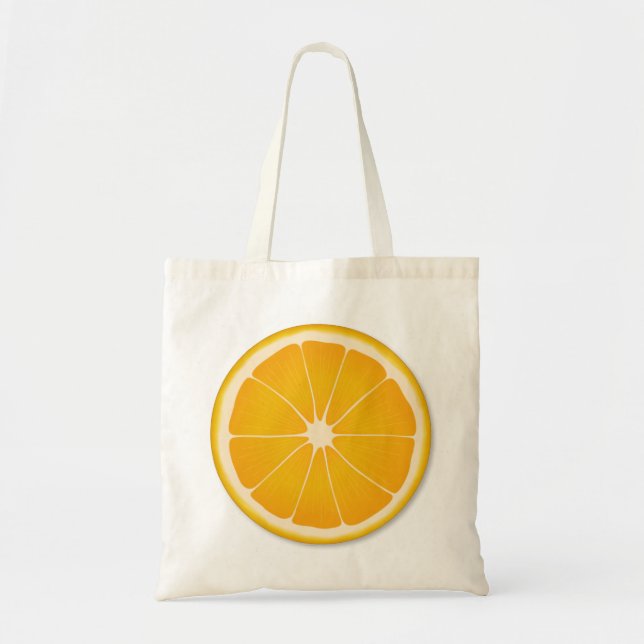 Tote Bag Fruit d'agrumes d'orange (Devant)