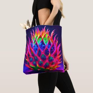 Tote Bag Fruit de dragon néon électrique