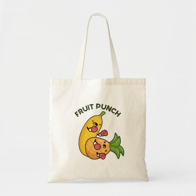 Tote Bag Fruit Punch Drôle Boisson Pun (Devant)